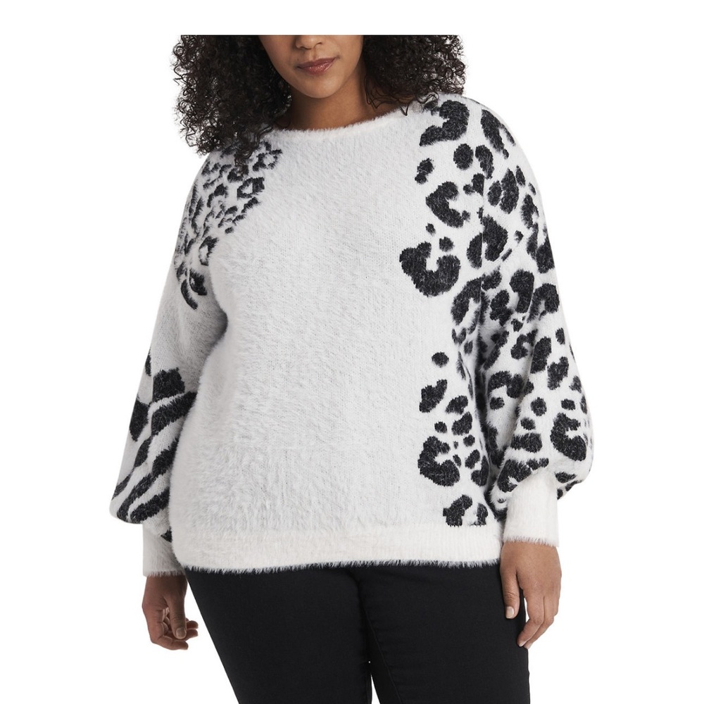 NWOT Vince Camuto Animal Print Sweater 2x